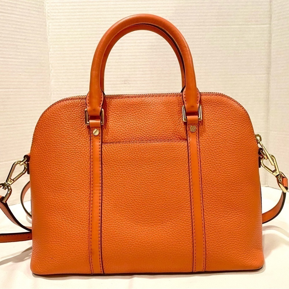 LIKE NEW — Michael Kors Bedford Legacy Satchel in Melon - Picture 3 of 11